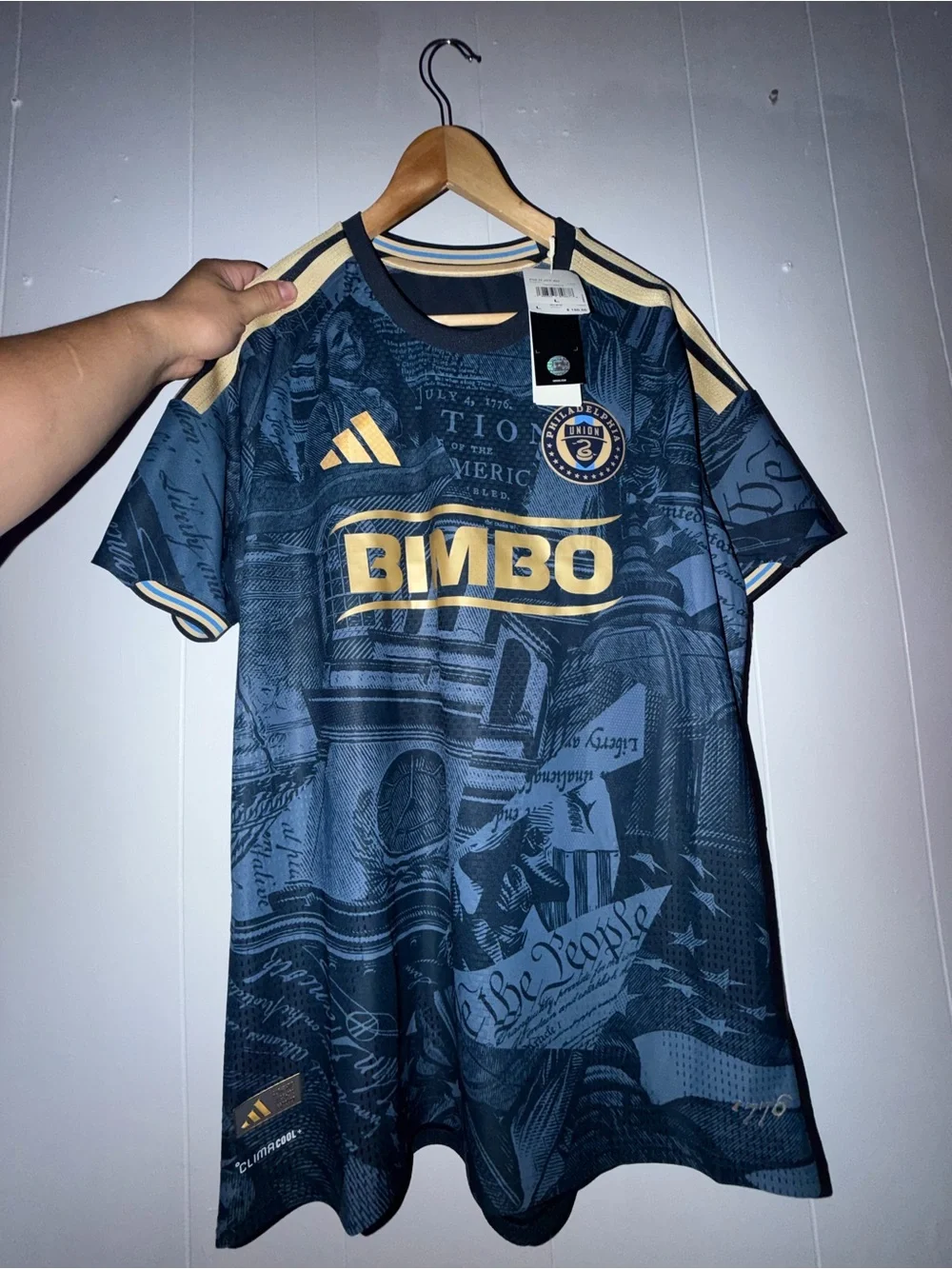 Men Adidas Philadelphia Union Jersey Size L
